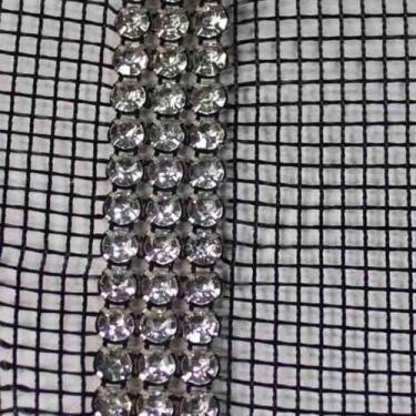Imagem de Galão strass Primeira Linha 3 Fios Cristal 5mm 1 metro - La Mode Arte 