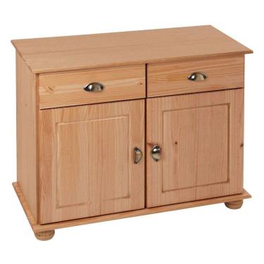 Imagem de Cômoda Madeira Maciça 2 Portas 2 Gavetas Colmar