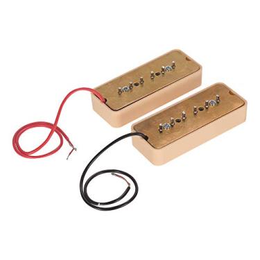 Imagem de Single Coil Pickups para P90 Soapbar Guitarra Elétrica Neck Bridge Redução Total de Ruído 6 5kΩ 7 Magnificação Instalação Fácil com Parafusos Molas Peças Acessórios Pacote 2pcs