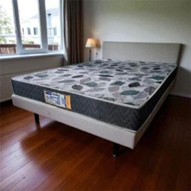 Imagem de Colchão Casal D33 Sonolar Pacífico Cinza e Preto 138x188x17cm 100% ESPUMA INMETRO