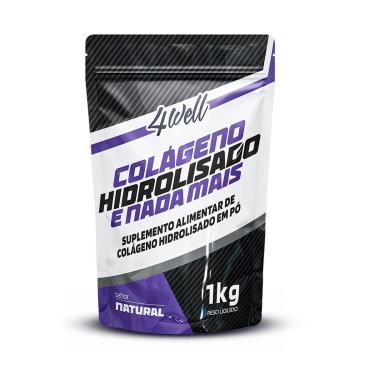 Imagem de Colágeno Hidrolisado em Pó 4well 1kg Tipo I Sabor Natural-Unissex