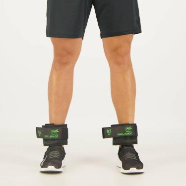 Imagem de Caneleira de Peso Kallango 0,5kg Emborrachada-Unissex