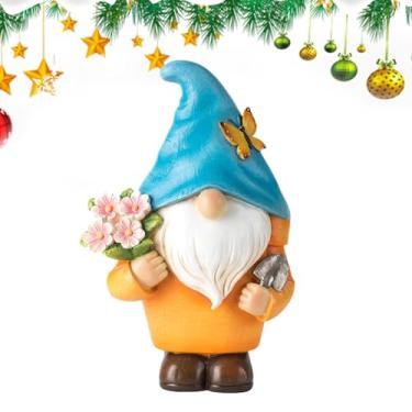 Imagem de Vasos de flores de gnomo para plantas de interior,Vasos de flores de gnomo para exteriores | Vaso de resina anão,Vasos de flores suculentos bonitos do bonsai do cacto do plantador para a decoração int