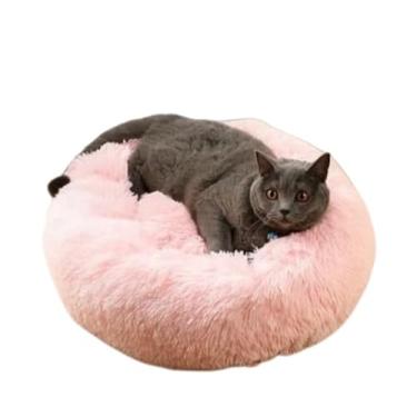 Imagem de CAMINHA DONUT NUVEM PET PELUCIA REDONDA CAMA PELUCIADA NINHO CASINHA CASA COLCHONETE Cachorros Gatos(ROSA,G)