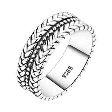 Imagem de Anel De Prata Esterlina 925 Feminino Com Design De Vaga-lume E Rosa Va