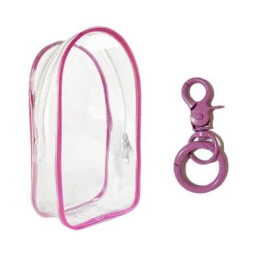 Imagem de Caixa Organizadora Colorida E Transparente Labubu Com Chaveiro Para Ex