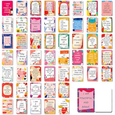 Imagem de 50 cartões motivacionais - impressão requintada e mensagens de cura, adequado para aniversários, promoções, admissões e incentivo durante tempos difíceis