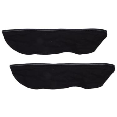 Imagem de Fafeicy Babador para Capacete de Soldagem, Construção de Couro Tipo Dividido Com Vedação de Ajuste por Pressão para Proteção do Pescoço contra Elétrico e Faíscas, Algodão e Couro