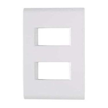 Imagem de Tramontina liz - placa 4x2 2 modulos distintos - GERAL