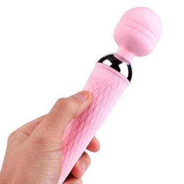 Imagem de Aparelho Massageador Portátil Magic Wand Relaxante Muscular Recarga US