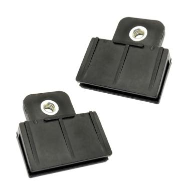 Imagem de Yidcidu 2 peças de clipe de canal de vidro para porta de janela, suporte de retenção de elevação de janela antiaderente, clipe de ajuste de trilho de guia de vidro, universal para a maioria dos carros