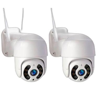 Imagem de Kit 2 Câmeras Wi-Fi Smart 2MP Visão Noturna