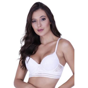 Imagem de Soutien com Bojo Lingerie Renda Elástico - C2 Sutiã Jéssica - BY TINA 
