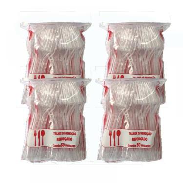 Imagem de Kit 200 Garfo Refeição Master Cristal 17,5cm - Bella Donna