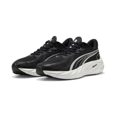 Imagem de PUMA Tênis de corrida masculino Velocity Nitro 4 - Preto, Preto/prata, 41