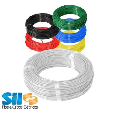 Imagem de Cabo Fio Flexível Sil Cores - 2,5mm Rolo Com 50 Metros,  Branco
