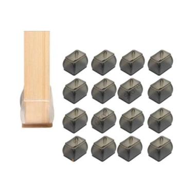 Imagem de 16 Peças De Protetores De Silicone Antiderrapantes Para Pés De Móveis,