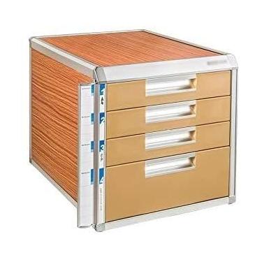 Imagem de Armários de arquivo para gavetas de armazenamento de escritório doméstico armário de armazenamento de arquivos caixa de arquivo caixa de armazenamento portátil e organizada (tamanho : 4 camadas)