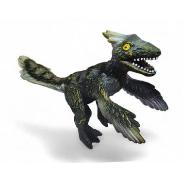 Imagem de Boneco Vinil Dinossauro Grande Som e Luz Pyroraptor - Jr Toys, Verde