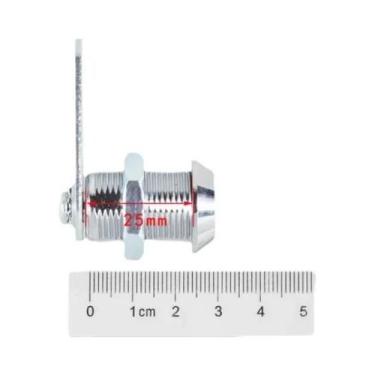 Imagem de Fechadura De Cilindro Metálico 16/20/25/30mm Para Armário, Gaveta, Cai