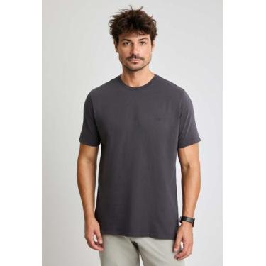Imagem de Camiseta Manga Curta Relaxed Fit Tingimento - DOCTHOS, 044 grafite, M