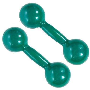 Imagem de Kit 01 Par Halter Peso Emborrachado 3Kg Unibrás