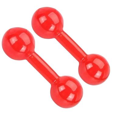 Imagem de Kit 01 Par Halter Peso Emborrachado 2Kg Unibrás