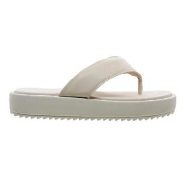 Imagem de Tamanco Flatform Tratorada Moleca 5489.100 Branco-Feminino