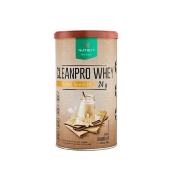 Imagem de Cleanpro whey proteina iso e hidro 450g baunilha - nutrify
