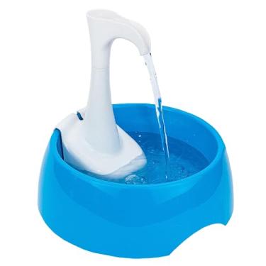 Imagem de AMICUS - Fonte Bebedouro de água AQUA FIRST USB para Gatos e Cães Bivolt, Bebedouro para Animais de Estimação - Design Ergonômico, Portátil, Bivolt - 1,2L de Capacidade - Azul