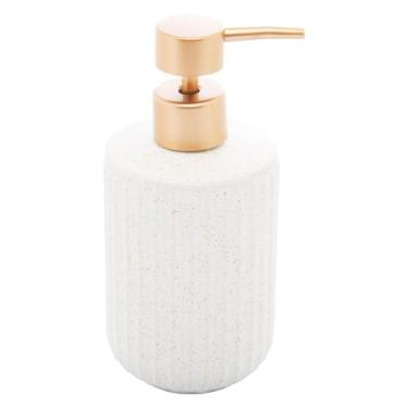 Imagem de Porta Sabonete Líquido Lyor Granilite de Cerâmica Branco
