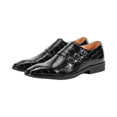 Imagem de Sapatos Oxford Clássicos De Couro Masculinos, Estilo Italiano, Para Oc