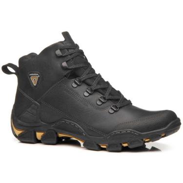 Imagem de Bota Masculina Trekking Couro Washed Black Pegada 150059-04-Masculino