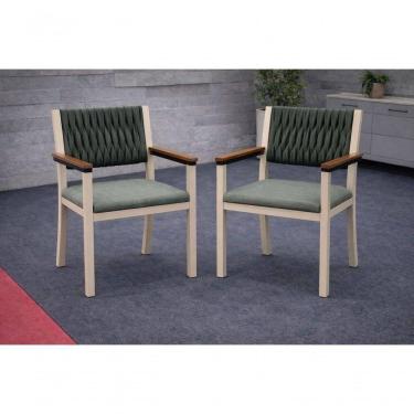 Imagem de Kit 2 Cadeiras Náutica Com Braço Externa Milon -bg- Solare