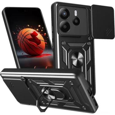 Imagem de Capa Capinha Case Para Redmi Note 14 4g - Protetora Resistente Anti Impacto Queda Armadura Militar Cor:preto