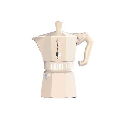 Imagem de Cafeteira Italiana Bialetti Moka Express 6 Xícaras: Edição Exclusive Areia com Design Italiano