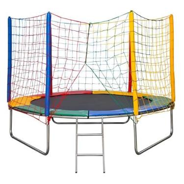 Imagem de Cama Elástica Pula Pula Para Playground Infantil 2,44m Grande Nacional