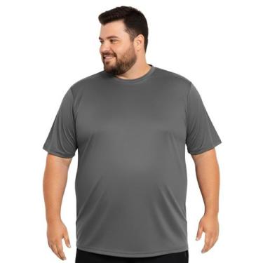 Imagem de Camiseta Térmica Plus Size Manga Curta Masculina Proteção Solar Uv Dry