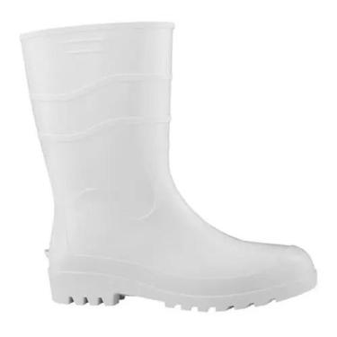 Imagem de Bota De Pvc Cano Médio Branca Workflex, 41