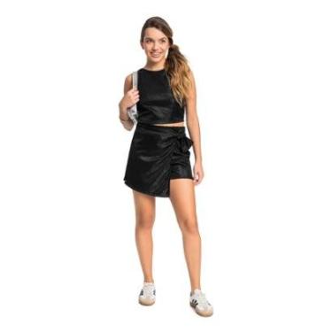 Imagem de Conjunto Top Short-Saia Tecido Gloss-Feminino