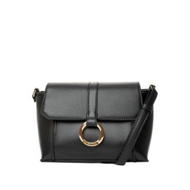 Imagem de Bolsa Feminina Rafitthy Transversal Pequena Moderno Preto-Feminino