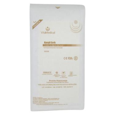 Imagem de Curativo Alginato Cálcio e Sódio 10x20cm Vitamedical - VITALDERM