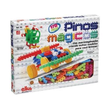 Imagem de Pinos Mágicos Didáticos 170 Peças - Elka