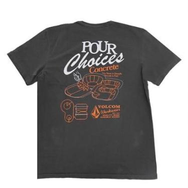 Imagem de Camiseta Volcom Pour Choices - Preto Estonado-Masculino
