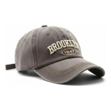 Imagem de Boné Baseball Brooklyn Vintage – Algodão Lavado Bordado Retrô – Luke Sports