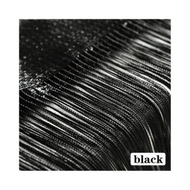 Imagem de Cortina De Fios Grande 100CM X 200CM Com Franjas Para Sala De Estar, P