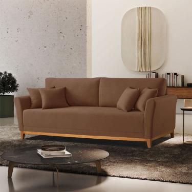 Imagem de Sofa Fixo 160 cm com Braco 10 cm Brasil Meu sofa Online