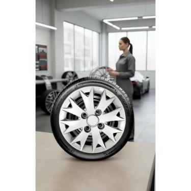 Imagem de Calota Aro 13 Palio Fire Economy 14/16 Cinza (4un) - Congratulations S