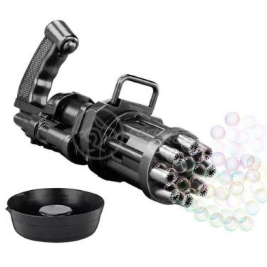 Imagem de Máquina Elétrica Brinquedo Tiktok Lança Bolhas Sabão Mágica Criança In