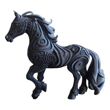 Imagem de Enfeite Cavalo Boneco Decoração Cavalinho Grande Estatua V1 - Generico